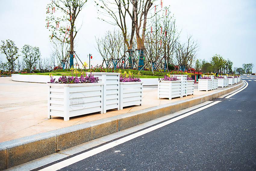 公園廣場花箱江西案例