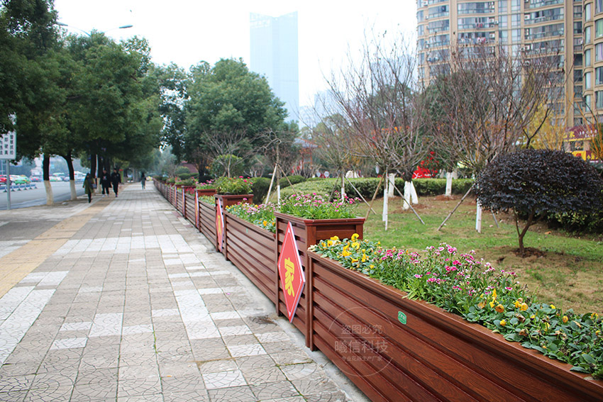 公園廣場花箱江西南昌案例